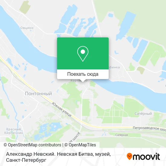 Карта Александр Невский. Невская Битва, музей