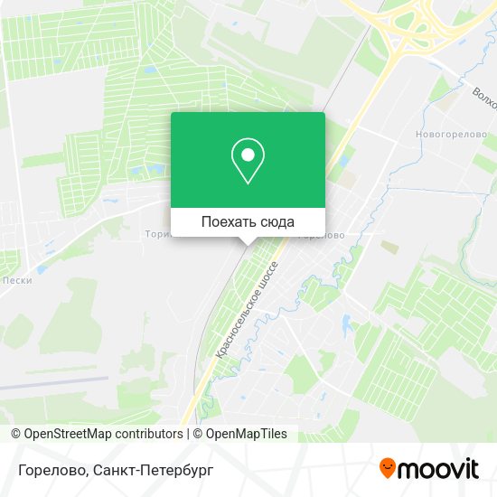Карта Горелово