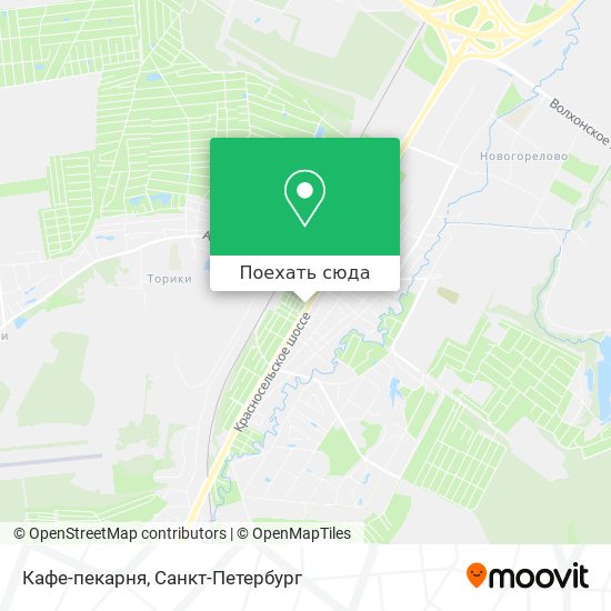 Карта Кафе-пекарня