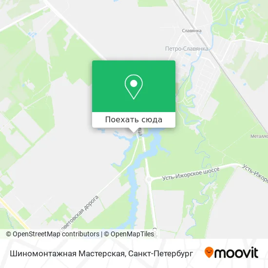 Карта Шиномонтажная Мастерская