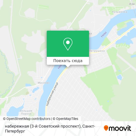 Карта набережная (3-й Советский проспект)