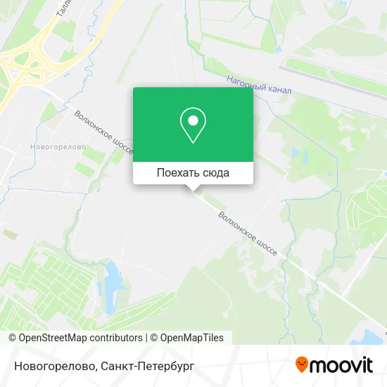 Карта Новогорелово