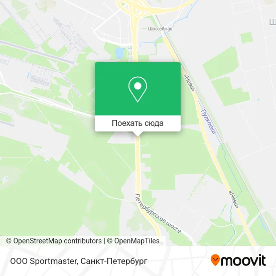 Карта OOO Sportmaster