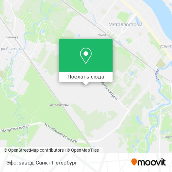 Карта Эфо, завод