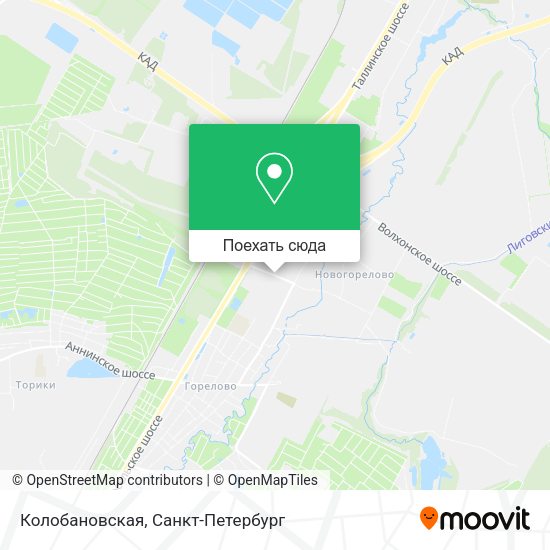 Карта Колобановская