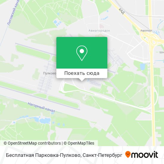 Карта Бесплатная Парковка-Пулково