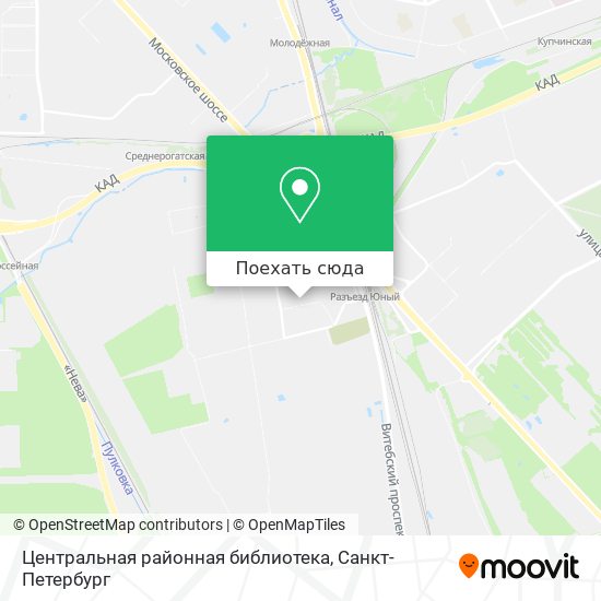 Карта Центральная районная библиотека