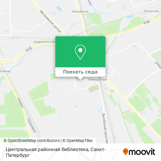 Карта Центральная районная библиотека
