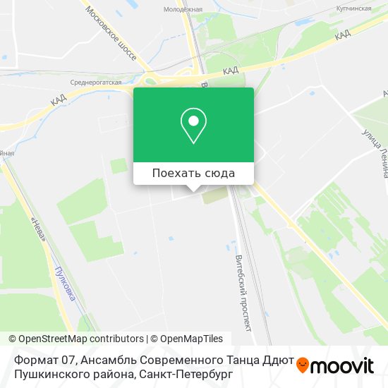 Карта Формат 07, Ансамбль Современного Танца Ддют Пушкинского района