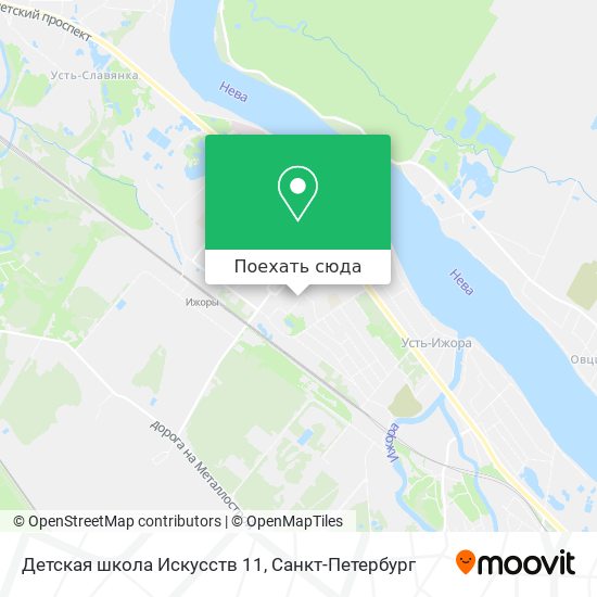 Карта Детская школа Искусств 11