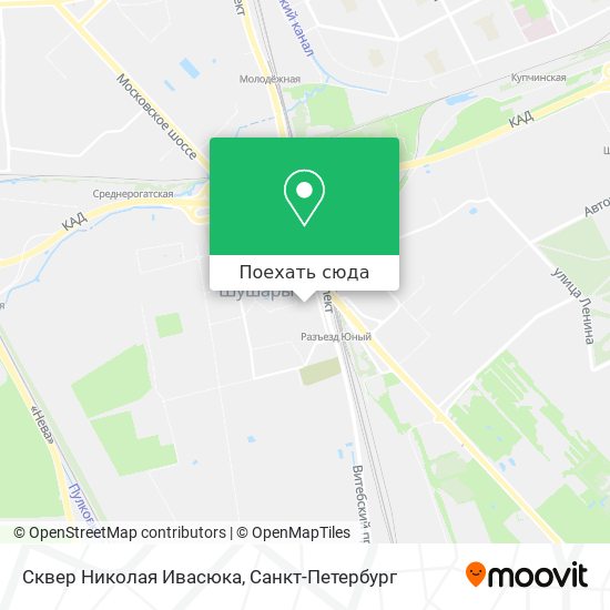 Карта Сквер Николая Ивасюка