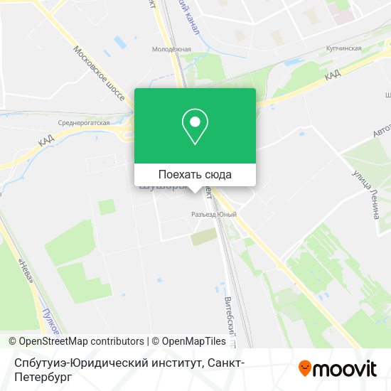 Карта Спбутуиэ-Юридический институт