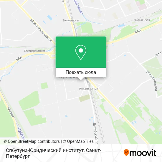 Карта Спбутуиэ-Юридический институт