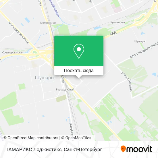 Карта ТАМАРИКС Лоджистикс