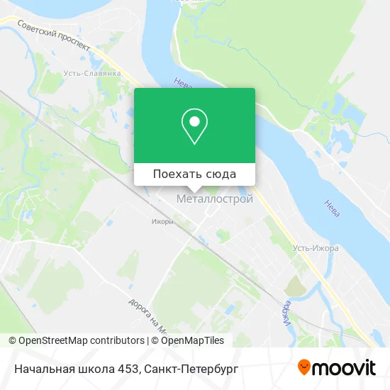 Карта Начальная школа 453