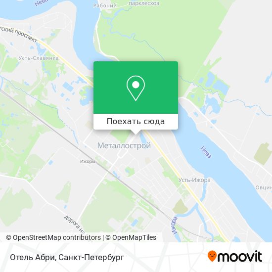Карта Отель Абри