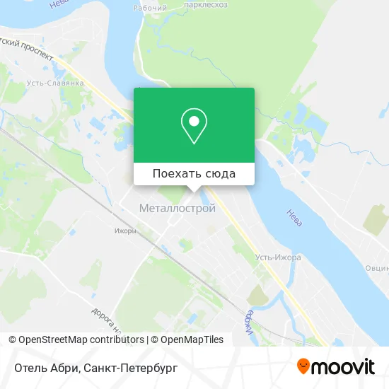 Карта Отель Абри