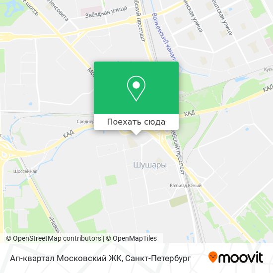 Карта Ап-квартал Московский ЖК