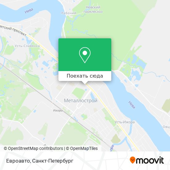Карта Евроавто