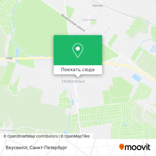 Карта Вкусвилл