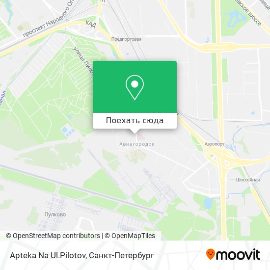 Карта Apteka Na Ul.Pilotov