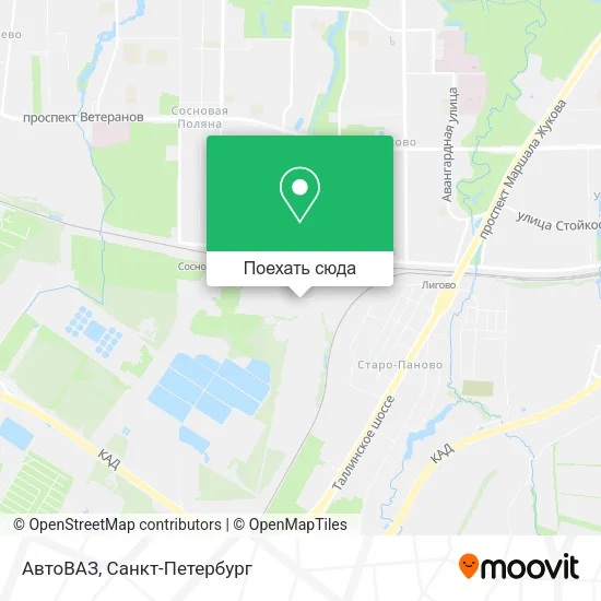 Карта АвтоВАЗ