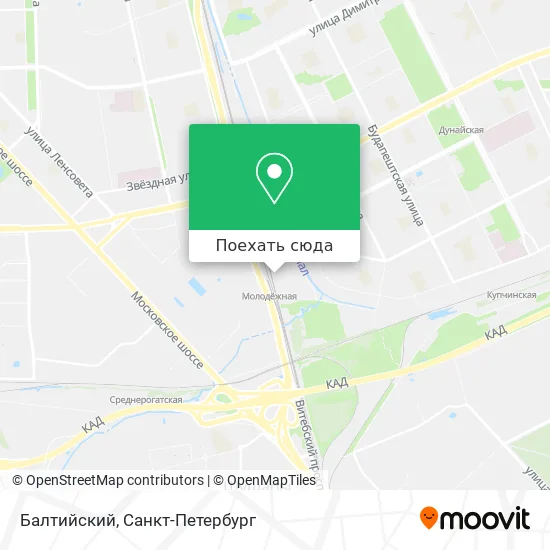 Карта Балтийский