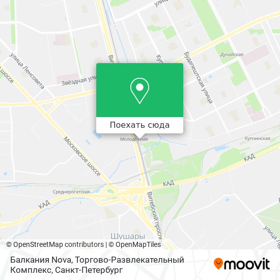 Карта Балкания Nova, Торгово-Развлекательный Комплекс