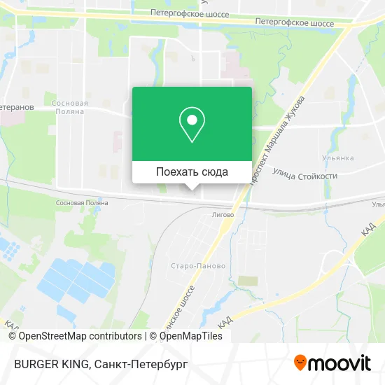 Карта BURGER KING