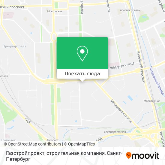 Карта Газстройпроект, строительная компания