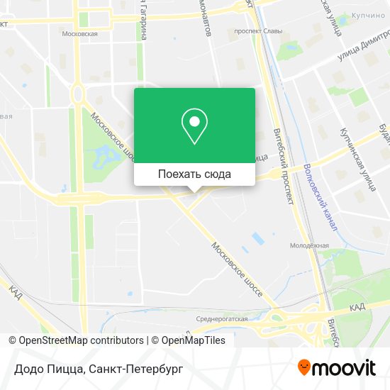 Карта Додо Пицца