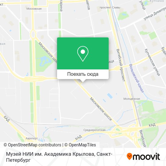 Карта Музей НИИ им. Академика Крылова