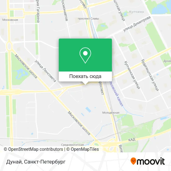 Карта Дунай