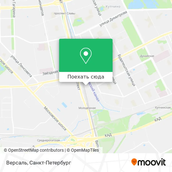 Карта Версаль