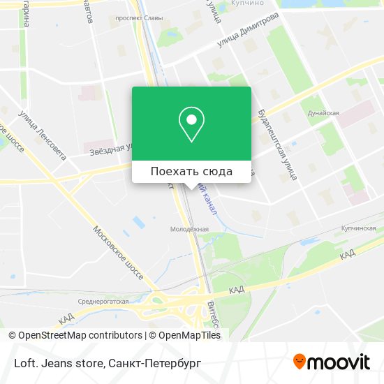Карта Loft. Jeans store