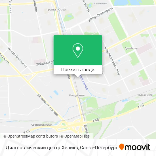 Карта Диагностический центр Хеликс