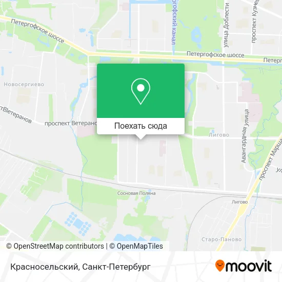 Карта Красносельский