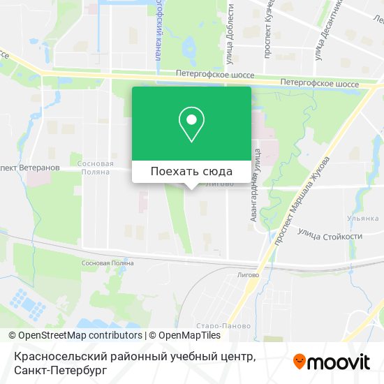 Карта Красносельский районный учебный центр