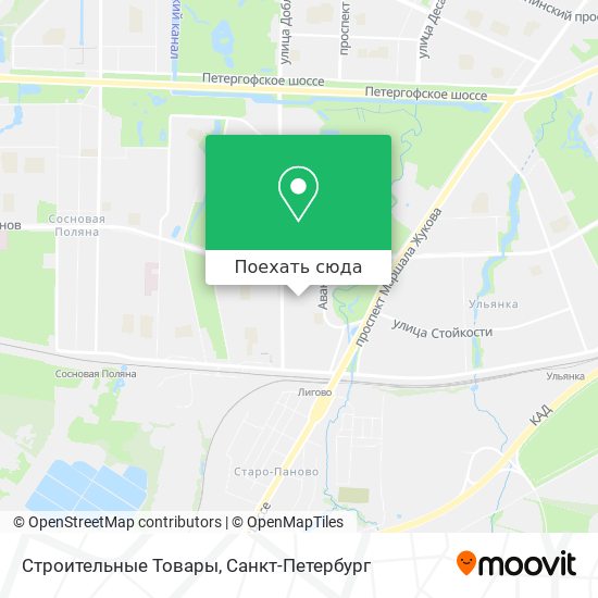 Карта Строительные Товары