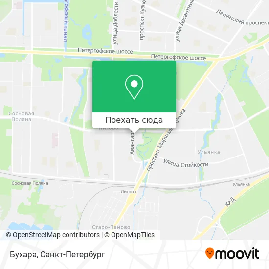 Карта Бухара