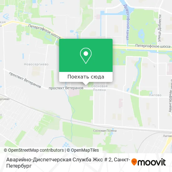 Карта Аварийно-Диспетчерская Служба Жкс # 2