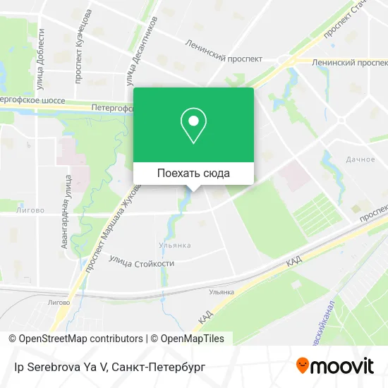 Карта Ip Serebrova Ya V