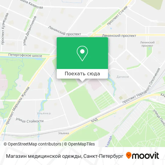 Карта Магазин медицинской одежды