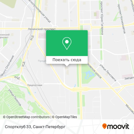 Карта Спортклуб 33