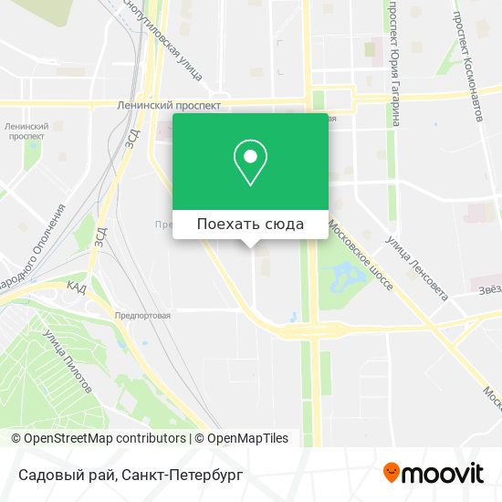 Карта Садовый рай