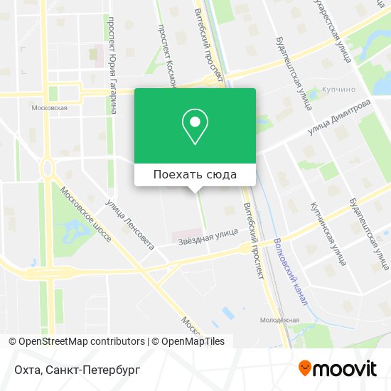 Карта Охта