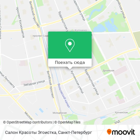 Карта санкт петербурга ул купчинская