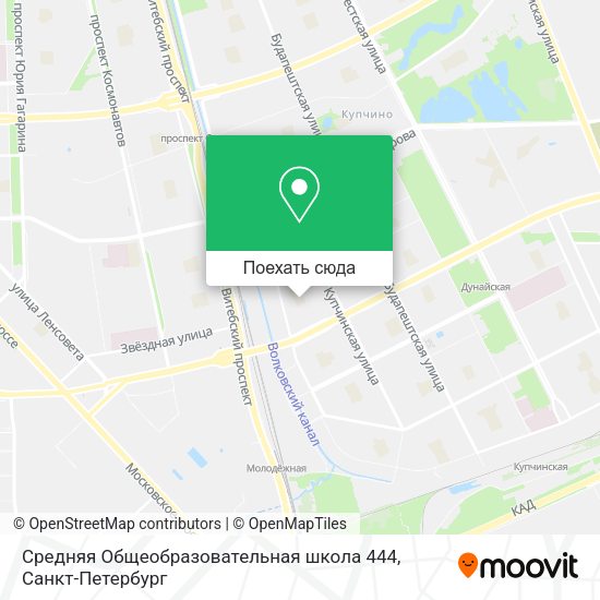 Карта Средняя Общеобразовательная школа 444