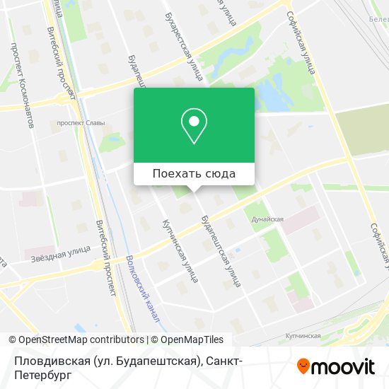 Карта Пловдивская (ул. Будапештская)