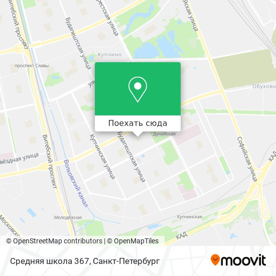 Карта Средняя школа 367
